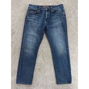 Joe's Jeans Mens 36 x‎ 29 Blue Whiskered War Wash Slim Straight Stretch Denim